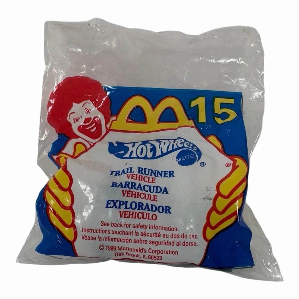Vintage 1999 McDonald's 15 trail runner toy in sealed original bag FREE SHIPPING